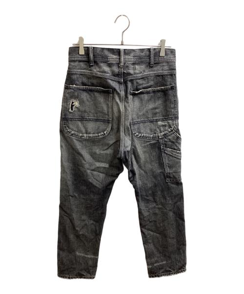 UNITED ARROWS & SONS（ユナイテッドアローズ アンド サンズ）UNITED ARROWS & SONS (ユナイテッドアローズ アンド サンズ) SASHIKO DENIM / 刺し子デニム / 5514-211-0370 ブラック サイズ:Sの古着・服飾アイテム