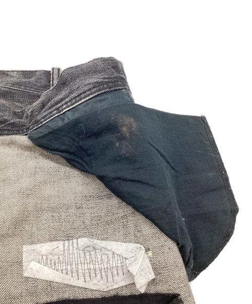UNITED ARROWS & SONS（ユナイテッドアローズ アンド サンズ）UNITED ARROWS & SONS (ユナイテッドアローズ アンド サンズ) SASHIKO DENIM / 刺し子デニム / 5514-211-0370 ブラック サイズ:Sの古着・服飾アイテム