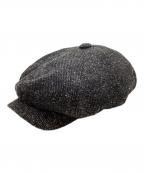 GAVIALガヴィル）の古着「Newsboy cap gray / キャスケット グレー / 17AW」｜グレー