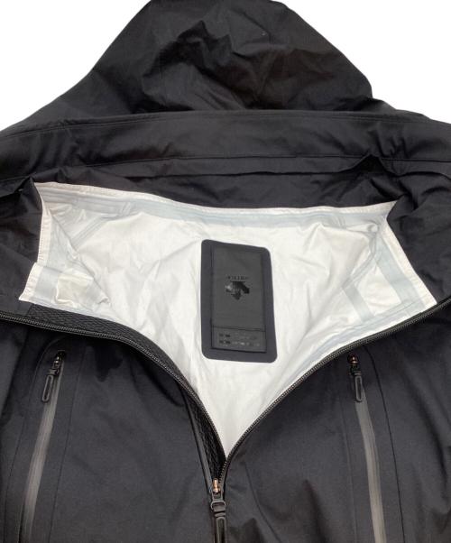DESCENTE ALLTERRAIN（デザイント オルテライン）DESCENTE ALLTERRAIN (デザイント オルテライン) HARD SHELL JACKET ”CREAS” / ハードシェルジャケット クレアス / マウンテンパーカー ブラック サイズ:XLの古着・服飾アイテム