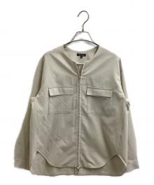 INDIVI（インディヴィ）の古着「ダブルポケットシャツブルゾン / 127-82206」｜アイボリー