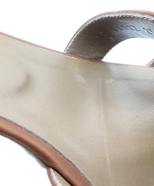 HERMES（エルメス）HERMES (エルメス) オアジスHロゴサンダル / 071002Z /  ブラウン サイズ:37 1/2の古着・服飾アイテム