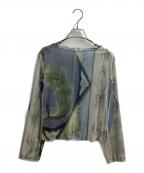 saharaサハラ）の古着「ART シアートップス / 01-TP001-22-02」｜ブルー