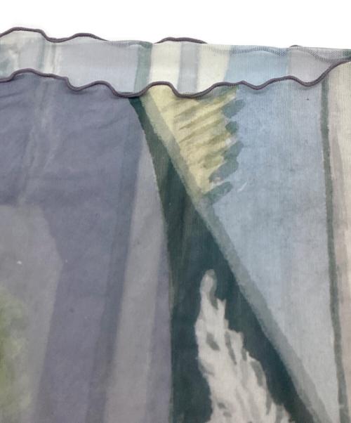 sahara（サハラ）SAHARA (サハラ) ART シアートップス / 01-TP001-22-02 ブルー サイズ:FREEの古着・服飾アイテム