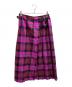 O'NEIL OF DUBLIN（オニールオブダブリン）の古着「ラップスカート / wrap skirt / アイルランド製 / Made in Ireland」｜パープル