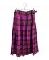 O'NEIL OF DUBLIN (オニールオブダブリン) ラップスカート / wrap skirt / アイルランド製 / Made in Ireland パープル サイズ:42：10000円