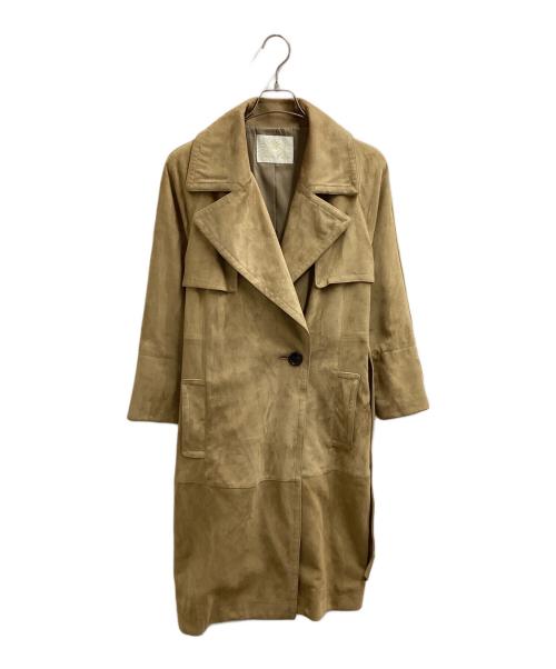 GRACE CONTINENTAL（（グレースコンチネンタル）GRACE CONTINENTAL (（グレースコンチネンタル) バックスキントレンチコート　2536 4053-0 ベージュ サイズ:36の古着・服飾アイテム