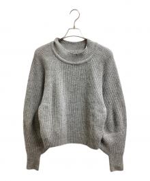 RECTO（レクト）の古着「ウールモックネックニット / 韓国発ブランド」｜グレー