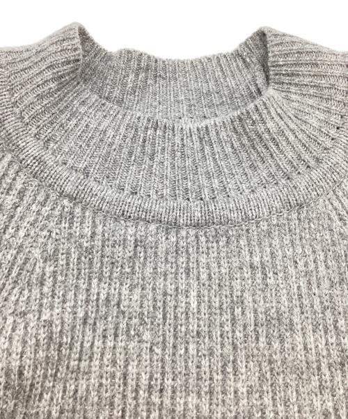 RECTO（レクト）RECTO (レクト) ウールモックネックニット / 韓国発ブランド グレー サイズ:FREEの古着・服飾アイテム