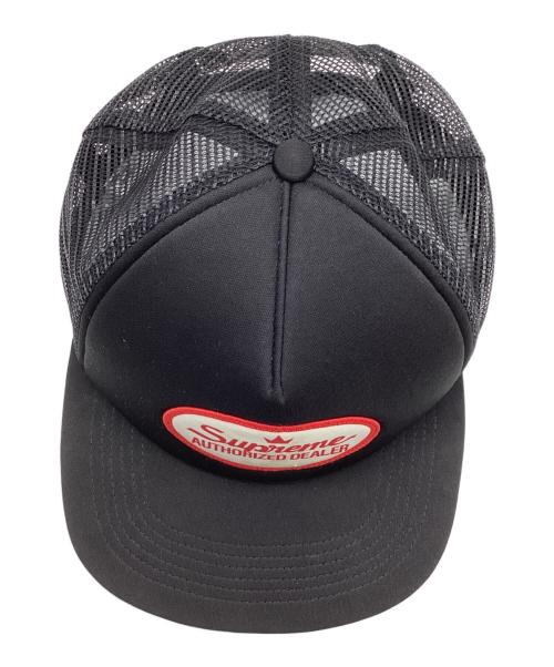 SUPREME（シュプリーム）Supreme (シュプリーム) authorized mesh back 5panel cap / オーソライズド メッシュ バック / メッシュキャップ ブラックの古着・服飾アイテム