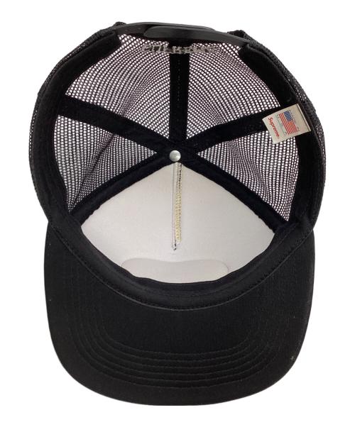 SUPREME（シュプリーム）Supreme (シュプリーム) authorized mesh back 5panel cap / オーソライズド メッシュ バック / メッシュキャップ ブラックの古着・服飾アイテム