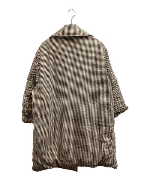 tageechita（タジチタ）tageechita (タジチタ) CLASSIC PLAID DOWN COAT / クラシカルチェックダウンコート / GUNCLUB CHECK PATTERN / ガンクラブチェック柄 / T234YR011 ブラウン サイズ:Sの古着・服飾アイテム