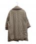 tageechita (タジチタ) CLASSIC PLAID DOWN COAT / クラシカルチェックダウンコート / GUNCLUB CHECK PATTERN / ガンクラブチェック柄 / T234YR011 ブラウン サイズ:S：22000円
