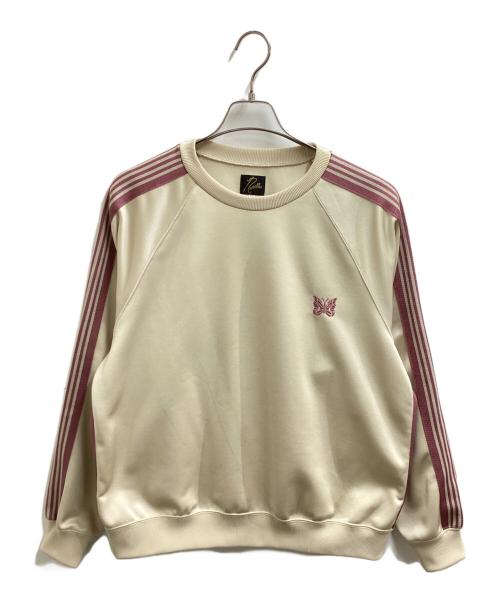 Needles（ニードルズ）Needles (ニードルズ) Track Crew Neck Shirt / トラッククルーネックシャツ / QV306 ベージュ サイズ:Mの古着・服飾アイテム