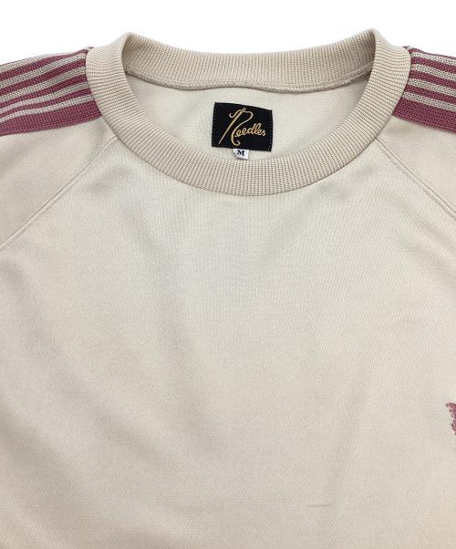 Needles（ニードルズ）Needles (ニードルズ) Track Crew Neck Shirt / トラッククルーネックシャツ / QV306 ベージュ サイズ:Mの古着・服飾アイテム