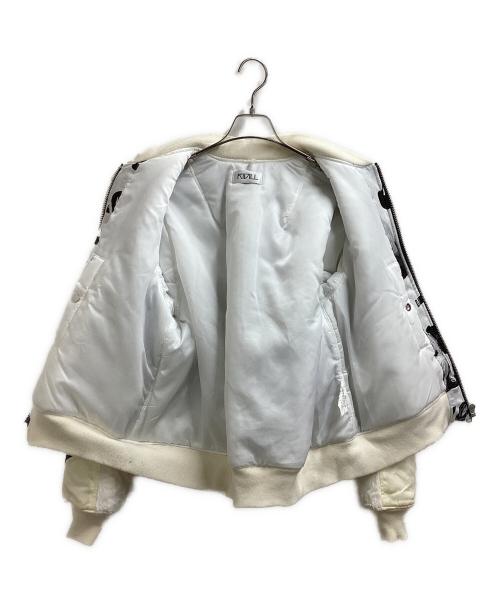 KIDILL（キディル）KIDILL (キディル) Anarchy MA-1　KL521 ホワイト サイズ:46の古着・服飾アイテム