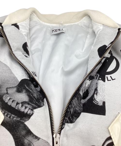 KIDILL（キディル）KIDILL (キディル) Anarchy MA-1　KL521 ホワイト サイズ:46の古着・服飾アイテム