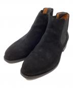Jalan Sriwijayaジャランスリウァヤ）の古着「サイドゴアブーツ / 99034 / BLACK REPELLO SUEDE (LEATHER SOLE) / ブラック レペッロ スエード（レザーソール）」｜ブラック