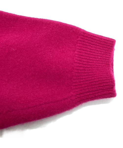 ENFOLD（エンフォルド）ENFOLD (エンフォルド) ワンショルパーツニット / 300HA170-2290 / 24AW ピンク サイズ:38の古着・服飾アイテム