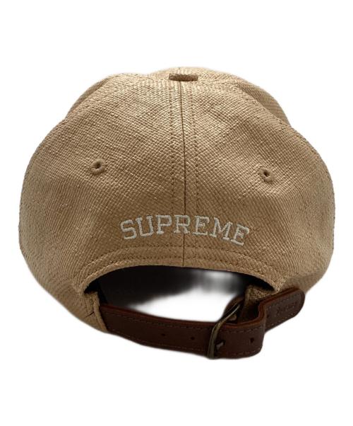 SUPREME（シュプリーム）Supreme　 (シュプリーム) Raffia S Logo 6 Panel Cap / ラフィア エス ロゴ 6パネル キャップ / 22SS ベージュの古着・服飾アイテム