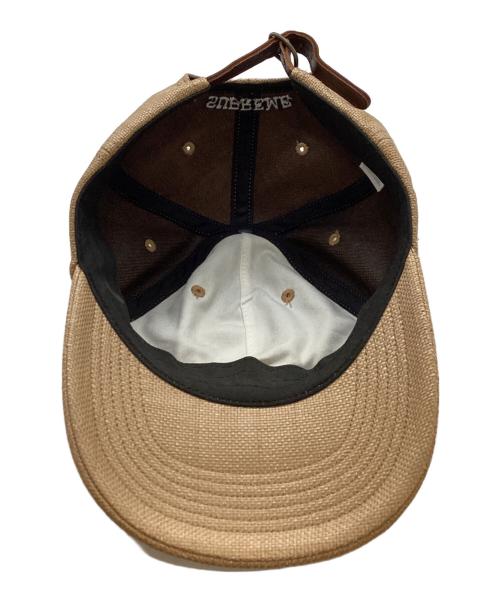 SUPREME（シュプリーム）Supreme　 (シュプリーム) Raffia S Logo 6 Panel Cap / ラフィア エス ロゴ 6パネル キャップ / 22SS ベージュの古着・服飾アイテム