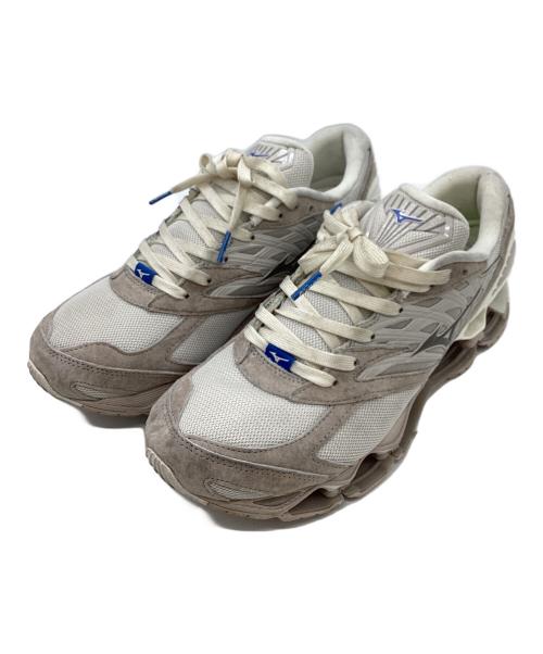 MIZUNO（ミズノ）MIZUNO (ミズノ) Wave Prophecy LS Ivory / ウエーブプロフェシー ライフスタイル ウィンド チャイム /  グレー サイズ:27.0の古着・服飾アイテム