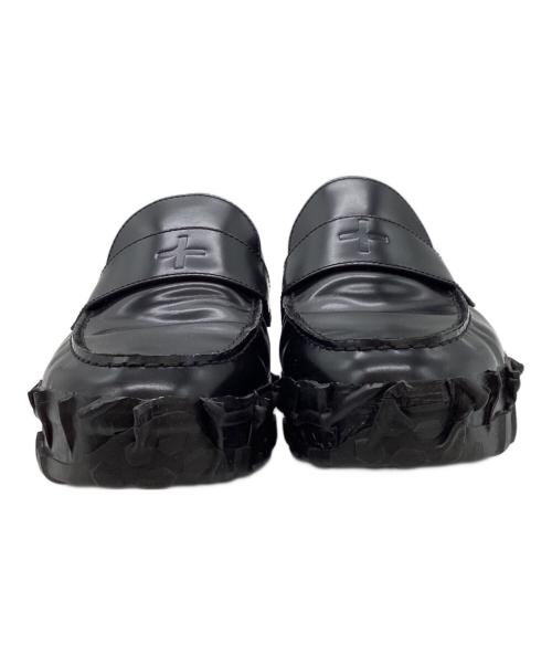 UN+BA（ウンバ）UN+BA  (ウンバ) UN PENNY / ペニーローファー / Vibramソール ブラック サイズ:27.0の古着・服飾アイテム