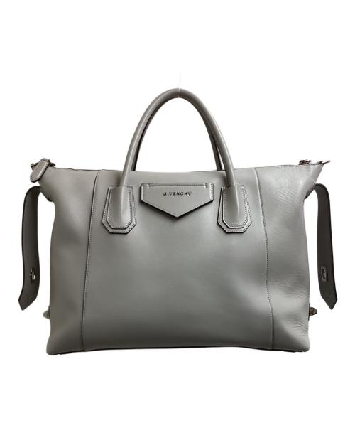 GIVENCHY（ジバンシィ）GIVENCHY　 (ジバンシィ) ANTIGONA SOFT MEDIUM  / アンティゴナ ソフト ミディアム / 2WAYハンドバッグ グレーの古着・服飾アイテム