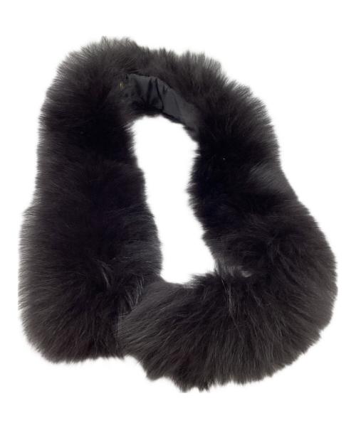 green label relaxing（グリーンレーベルリラクシング）green label relaxing REVERSIBLE GREENDOWN NAVY / リバーシブル グリーンダウン ネイビー / fox fur black / フォックスファー ブラック / 3525-105-0834の古着・服飾アイテム