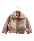 furfurファーファー）の古着「Boa Jacket Pink / ボアジャケット ピンク / 24FW / RWFJ245002」｜ピンク