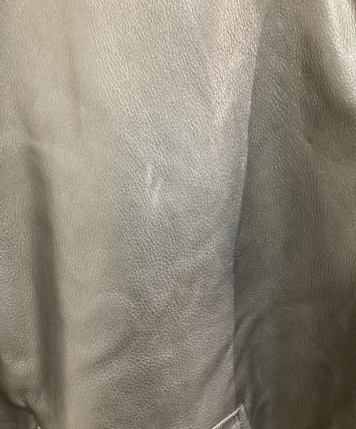 ROARS ORIGINAL（ローアズオリジナル）ROARS ORIGINAL (ローアズオリジナル) LEATHER SIDE ZIP PARKA BLACK / レザー サイドジップ パーカー ブラック / Made in JAPAN / 日本製 ブラック サイズ:XLの古着・服飾アイテム