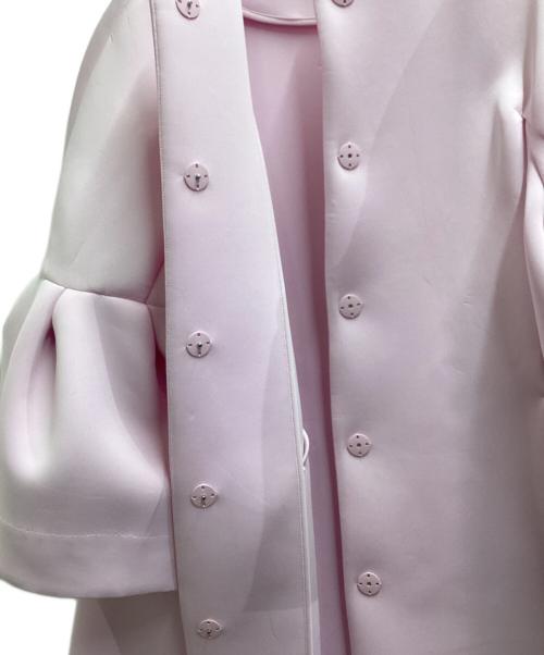 CELFORD（セルフォード）CELFORD (セルフォード) Bell Sleeve Cocoon Coat Pink / ベルスリーブ コクーンコート ピンク / CWFC231046  ピンク サイズ:FREEの古着・服飾アイテム