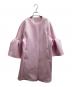 CELFORD（セルフォード）の古着「Bell Sleeve Cocoon Coat Pink / ベルスリーブ コクーンコート ピンク / CWFC231046 」｜ピンク