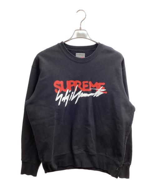 SUPREME（シュプリーム）SUPREME (シュプリーム) YOHJI YAMAMOTO (ヨウジヤマモト) 20FW / Crewneck / ロゴスウェット ブラック サイズ:Mの古着・服飾アイテム