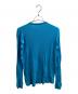 ORGANIC SOFT RIB HENLEY NECK L/S TEE BLUE / オーガニック ソフトリブ ヘンリーネック ロングスリーブ Tシャツ ブルー / A24SP01OT / Made in JAPAN / 日本製：8000円