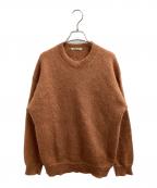 AURALEEオーラリー）の古着「SUPER KID MOHAIR KINT PO / スーパーキッドモヘヤニットプルオーバー / A9AP01KM」｜ブラウン