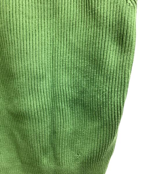 AURALEE（オーラリー）AURALEE (オーラリー) SUPER FINE WOOL RIB KNIT BIG PO / スーパーファインウールリブニット / クルーネックニット グリーン サイズ:4の古着・服飾アイテム