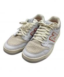 NEW BALANCE×KITH（ニューバランス×キス）の古着「Numeric 480 Madison Square Garden / ヌメリック480 マディソンスクエアガーデン / NM480NYK」｜ホワイト×オレンジ