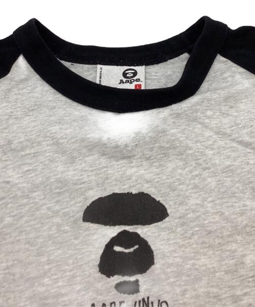 Aape BY A BATHING APE（エーエイプ バイ アベイシングエイプ）AAPE BY A BATHING APE (エーエイプ バイ アベイシングエイプ) FANCY LONG TEE / ファンシー カットソー / AAPLTM1482XXM グレー サイズ:Lの古着・服飾アイテム