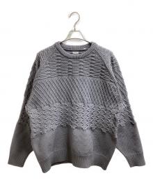 nanamica（ナナミカ）の古着「Crew Neck Sweater Gray / クルーネック セーター グレー / S25FJ014」｜グレー