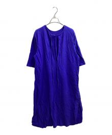 CITYSHOP（シティショップ）の古着「ASA/C KAFTAN DRESS 2 / アサコットンカフタンドレス / 24040042902030」｜ブルー