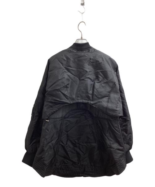 UN3D.（アンスリード）UN3D.  (アンスリード) 3WAY LAYERED MA-1 / 3ウェイ レイヤード MA-1 ブラック サイズ:38の古着・服飾アイテム