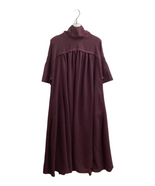 ENFOLD（エンフォルド）ENFOLD (エンフォルド) PEライトジョーゼット スカーフ NECK DRESS　/　300FA433-1590 レッド サイズ:38の古着・服飾アイテム