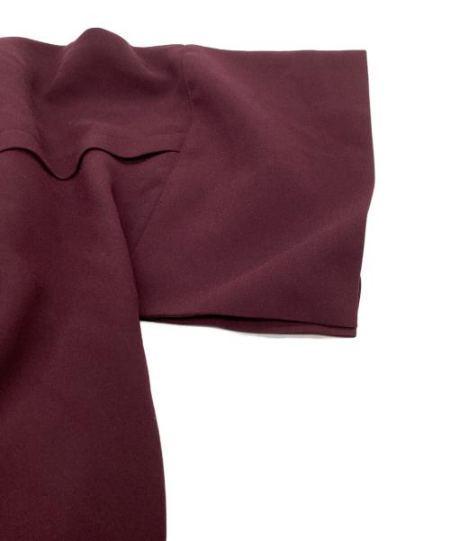 ENFOLD（エンフォルド）ENFOLD (エンフォルド) PEライトジョーゼット スカーフ NECK DRESS　/　300FA433-1590 レッド サイズ:38の古着・服飾アイテム