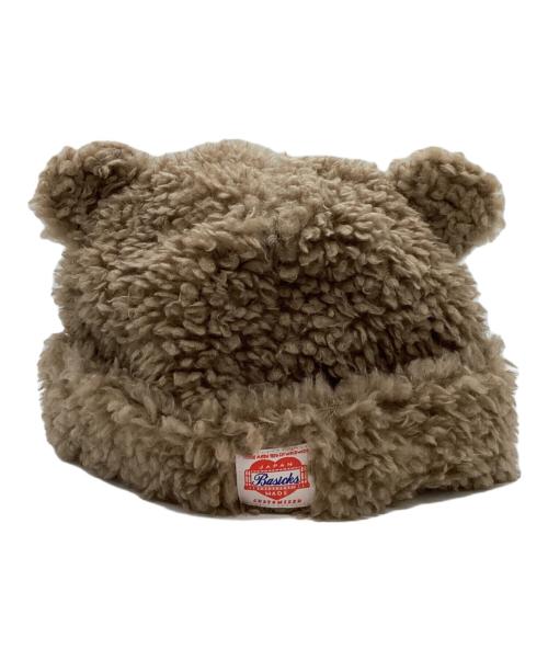 BASICKS（ベイシックス）BASICKS　 (ベイシックス) 25AW / BEAR BEANIE / ベアビーニー ベージュ サイズ:Sの古着・服飾アイテム