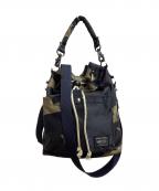 PORTERポーター）の古着「COUNTER SHADE / カウンターシェイド / BALLOONSAC / バルーンサック / 2WAYショルダーバッグ」｜グリーン