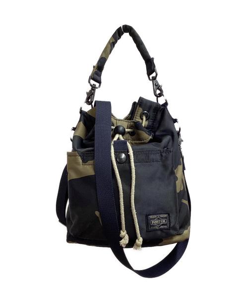 PORTER（ポーター）PORTER (ポーター) COUNTER SHADE / カウンターシェイド / BALLOONSAC / バルーンサック / 2WAYショルダーバッグ グリーンの古着・服飾アイテム