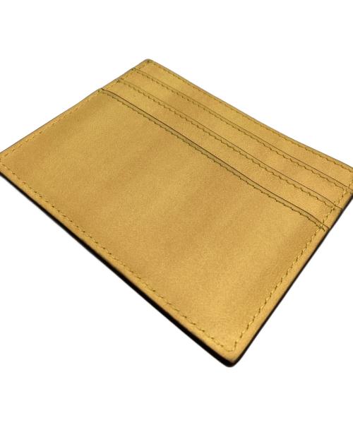 FENDI（フェンディ）FENDI (フェンディ) FENDI Logo Leather Card Case Yellow / フェンディ ロゴ レザー カードケース イエロー / Made in ITALY / イタリア製 イエローの古着・服飾アイテム