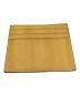 FENDI (フェンディ) FENDI Logo Leather Card Case Yellow / フェンディ ロゴ レザー カードケース イエロー / Made in ITALY / イタリア製 イエロー：6000円