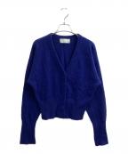 Mame Kurogouchiマメクロゴウチ）の古着「カシミヤカーディガン / MM19AW-KN067」｜ブルー
